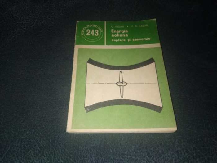 C IULIAN - ENERGIA EOLIANA CAPTARE SI CONVERSIE