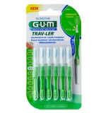 Set 6x Periute Interdentare, GUM, Trav-Ler, pentru Curatare in Profunzime, Tratate cu Clorhexidina,