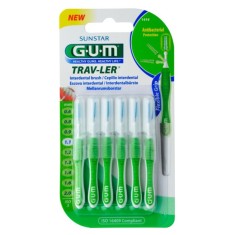 Set 6x Periute Interdentare, GUM, Trav-Ler, pentru Curatare in Profunzime, Tratate cu Clorhexidina,
