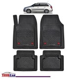 Covorașe Auto TeamCar&reg; Tip Tăviță Compatibile Skoda Fabia II (2007&ndash;2014) - Combi, Cauciuc