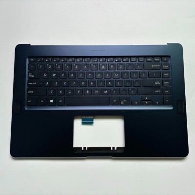 Carcasa superioara cu tastatura palmrest Laptop, Asus, ZenBook Pro UX550V, UX550VD, UX550VE, 13NB0ET2AM0211, 90NB0ES1-R30UI0, iluminata, layout US foto