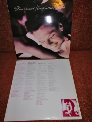 Steve Winwood Back in the High Life Island 1986 UK vinil vinyl foto