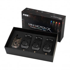 Fox Bite Alarm Set Mini Micron 3+1 Camo ediție limitată