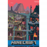 Poster Maxi Minecraft - 91.5x61 - Minecraft World
