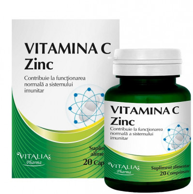 VITAMINA C+ZINC 20CPR foto