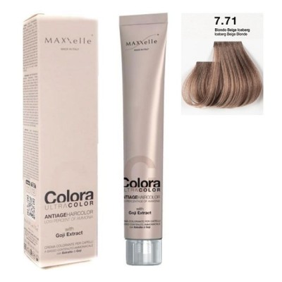 Blond Bej Rece 7.71 Vopsea Colora MaXXelle cu extract de Goji 100 ML foto