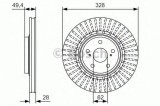Disc frana TOYOTA RAV 4 IV (WWA4, AVA4, ZSA4, ALA4) (2012 - 2016) BOSCH 0 986 479 T00