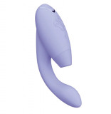 Stimulator Womanizer Duo 2, 14 Viteze Suctiune, 10 Moduri Vibratii, USB, IPX 7, Lila, 20.3 cm