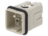 Conector HDC tată 6 5 PIN PE dimensiune 1 fără contacte