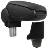 Cotieră pentru Fiat Fiorino 3 (01.2007-) negru material textil