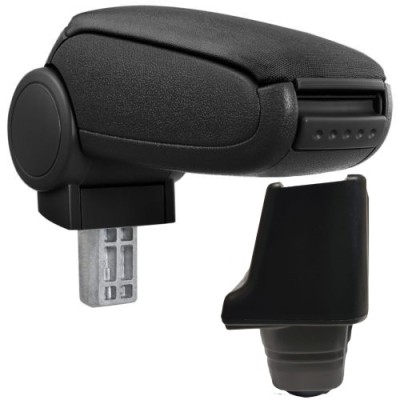 Cotieră pentru Fiat Qubo (02.2008-) negru material textil (Cotieră) foto