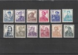 ROMANIA 1955 LP 381 UZUALE ACTIVITATI SERIE MNH
