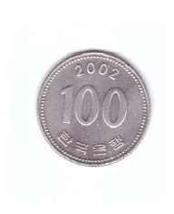 Moneda Coreea de Sud 100 won 2002, stare buna, curata