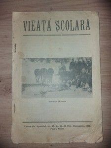 Vieata scolara Anul: 1940 foto