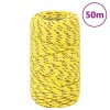 Franghie de barca, galben, 2 mm, 50 m, polipropilena