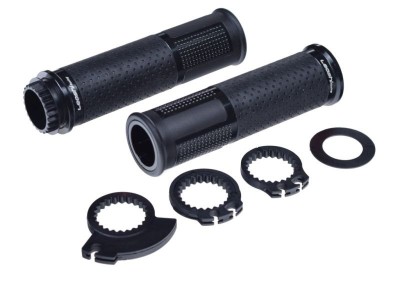 Set mansoane moto metal/cauciuc, model 654, culoare negru Cod Produs: MX_NEW AW566017 foto
