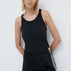 adidas Originals top Premium Essentials Tank top de damă, culoarea negru, II8034