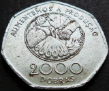 Moneda exotica 2000 DOBRAS - SAO TOME &amp; PRINCIPE, anul 1997 * cod 31