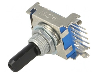 Comutator Rotativ 6 Pozitii 0.3A 16VDC 30&amp;deg; foto