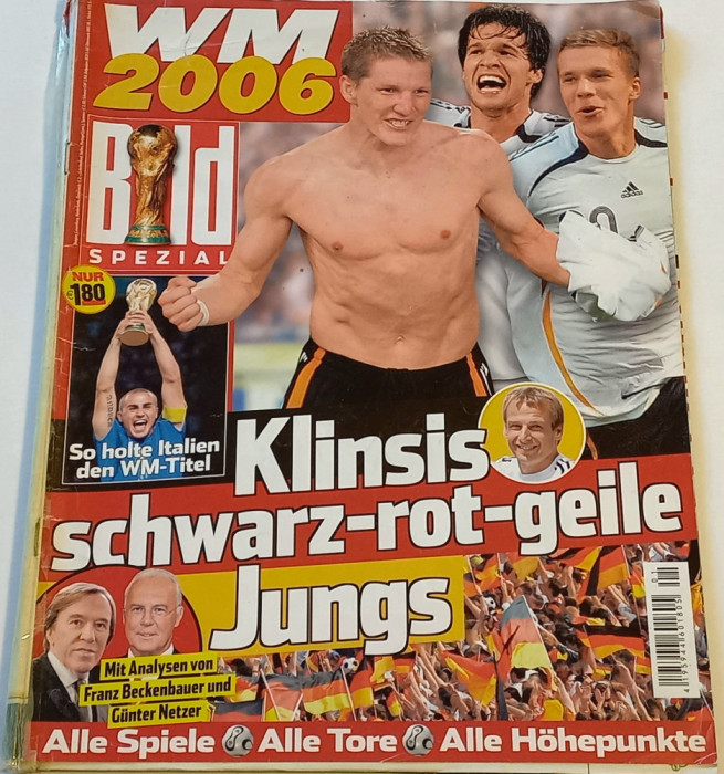 Revista fotbal-SPORT BILD-dedicata Campionatului Mondial de Fotbal Germania 2006