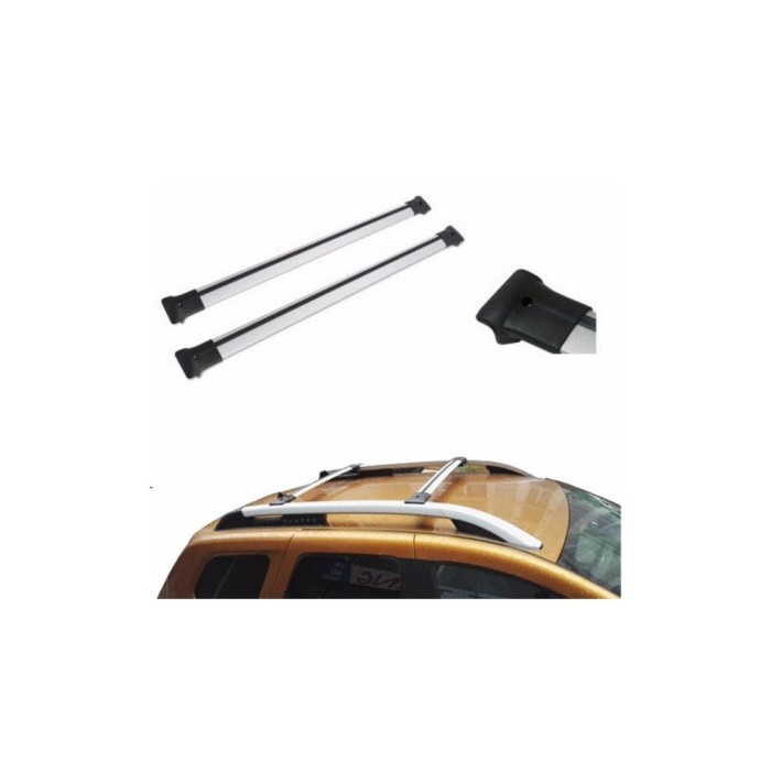 Set bare portbagaj transversale din aluminiu Dacia Duster II 2018-2023 DST-18-2