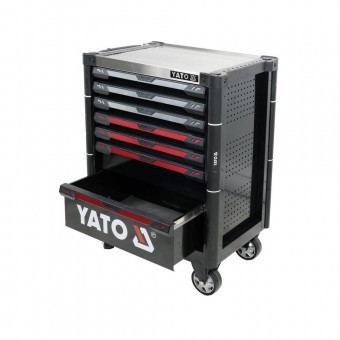 Dulap metalic pentru scule Yato YT-09032, Profesional, 6 sertare, 977x725x480 mm, 2 chei foto