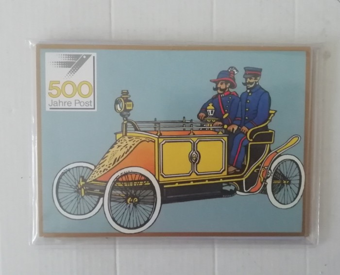 CC5 4 - Pliant / Set ilustrate / Carti postale - Posta la 500 ani - Germania