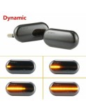 Set 2 Semnalizari Aripa LED dinamice cu sticla fumurie pentru Smart Fortwo (453)