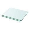 VidaXL Rafturi, 2 buc., 30 x 20 cm, panouri sticlă transparentă 3051549