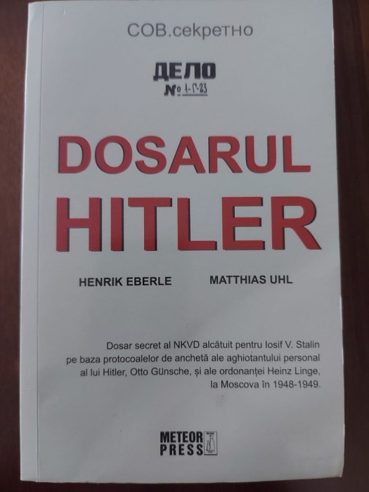 Dosarul Hitler, Henrik Eberle, Matthias Uhl