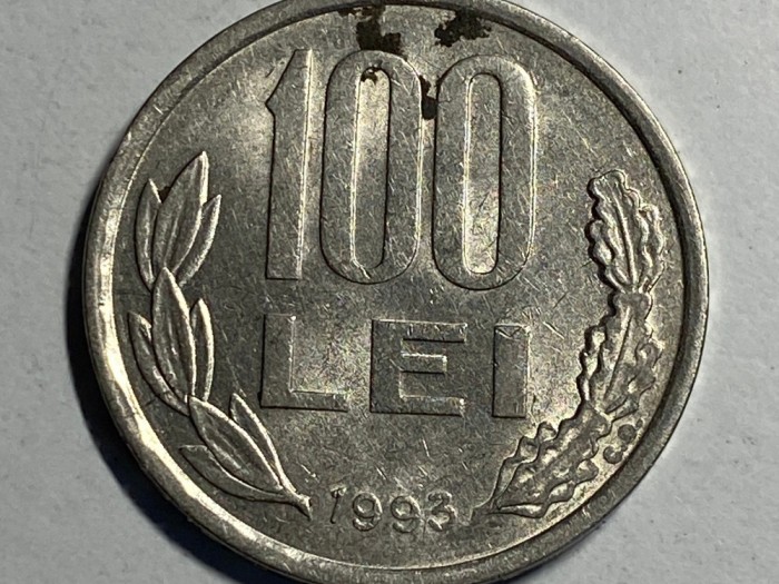 Moneda 100 lei anul 1993