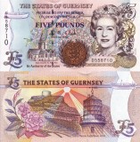 GUERNSEY 5 pounds ND (1996-2023) UNC!!!