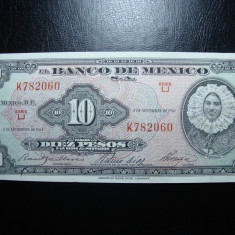 MEXIC 10 PESOS 1961 UNC