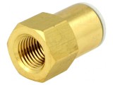 Racord Push-In Filetat Alamă Rc 1/4 1-10 Bar