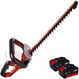 Einhell ARCURRA PXC + Twinpack - Masina de tuns gard viu 62 cm + Set 2 acumulatori Li-Ion 18 V 4 Ah