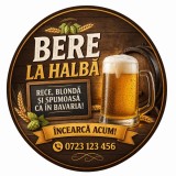 Panou rotund Bere la halbă din PVC Forex 3 mm