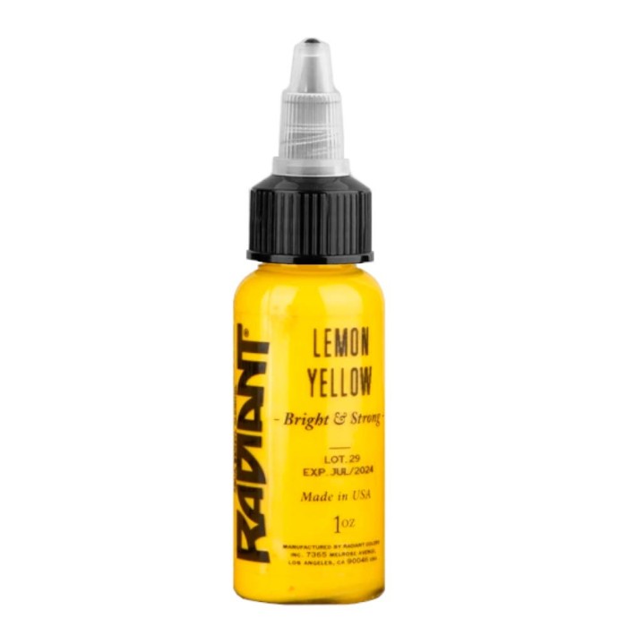 Tusuri Color Radiant - Made in USA 30 ml - Tus de desen - Lemon Yellow