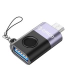 Adaptor tata Micro USB - USB-A mama Orico WBA-BK negru cu gri