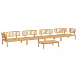 Set canapea gradina din paleti, 5 piese, lemn masiv de acacia