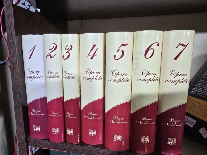 OPERE COMPLETE, VOLUMELE I - VII - BUJOR NEDELCOVICI