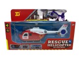 Macheta Elicopter metalic de salvare cu lumini si sunete - model Fire A-207