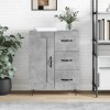 VidaXL Servantă, gri beton, 69,5x34x90 cm, lemn compozit 830256
