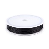 Fir elastic rotund din nylon, diamentru 0,6 mm Negru, Crisalida