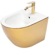 Bideu suspendabil Rea Carlo Mini Gold White Auriu Lucios