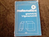 GEOMETRIE SI TRIGONOMETRIE CLASA A X A PROBLEME REZOLVATE INSPECTORATUL BUCURESTI 1985