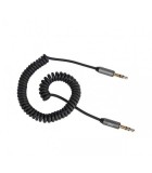 Cablu Jack 3.5 mm 1.5m spiralat stereo Profesional Kruger&amp;Matz, KRUGER And MATZ