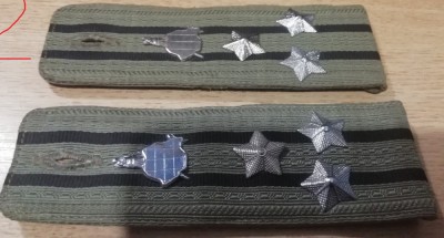 C1 10 - Grade militare - comunism - camasa bluza - colonel topograie militara foto