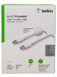 Belkin Boost Charge Usb-c To Usb-c Cable_braided 1m White