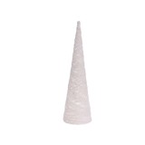 Decoratiune de Craciun in forma de Brad, cu LED-uri, 38 cm-Culoare Alb
