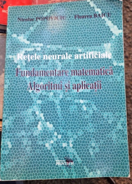 Nicolae Popoviciu, Floarea Baicu - Retele Neurale Artificiale. Fundamentare Matematica. Algoritmi si Aplicatii